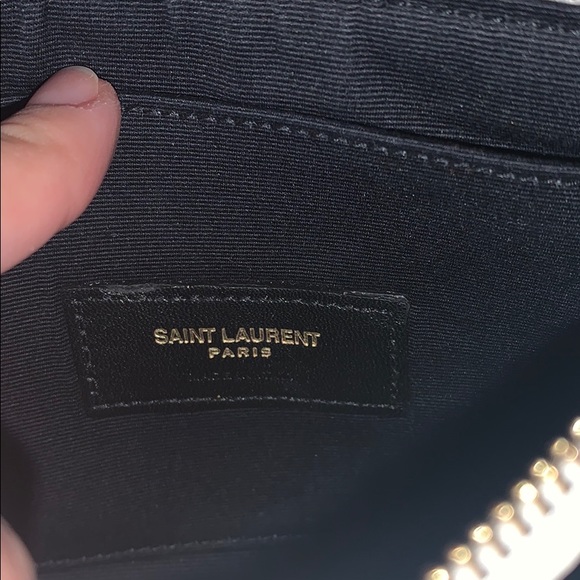 Saint Laurent Leather Bill Pouch - Picture 4 of 10
